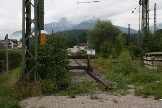 am Ende der Eisenbahntrasse