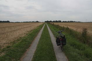 südlich von Westeraccumersiel, Blick ins Harlinger Land