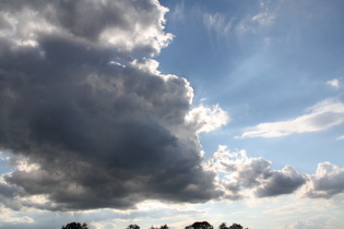 Wolken über Holtensen