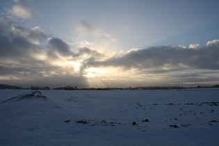 westlich unterhalb Northen Blick nach Südwesten