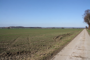 Blick nach Norden auf Stemmer Berg und Norddeutsche Tiefebene