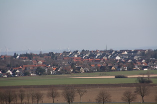 die Berge des Harzes sind im Dunst zu erahnen