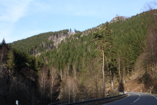 Kästeklippen über dem Okertal