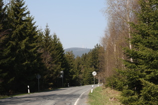 ein Brockenblick südlich oberhalb Schierke