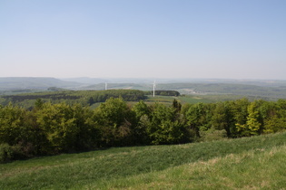 Blick vom Gipfel nach Nordwesten