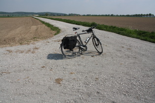 Anfahrt durch die Feldmark — keine so gute Idee!