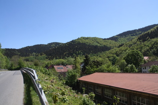 das könnte auch im Alpenvorland sein — ist aber nur Bad Lauterberg, östliche Ortsausfahrt