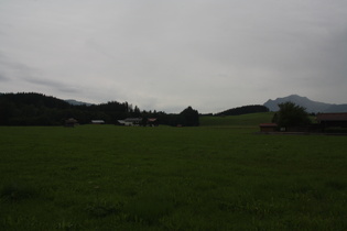 zwischen Fischen im Allgäu und Obermaiselstein, wenig alpiner Anblick im Norden