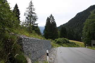 Riedbergpass, Ostrampe, mittlerer Bereich