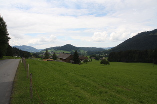 Hittisau, schon wieder fast aus den Alpen raus