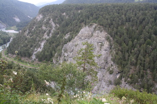 Rheinschlucht, östliches Ende