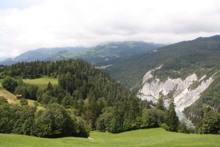 Rheinschlucht, westlicher Teil