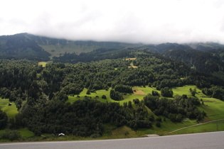 unten Sonne, oben "ausgeblendet", mittlerer Bereich der Surselva