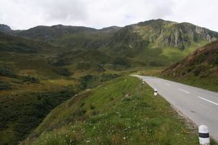 Oberalppass, Ostrampe, Blick auf den Rossbodenstock