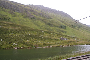 ein Steinhaufen am Oberalpsee?