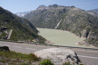 Grimselpass, Nordrampe und der Grimselsee