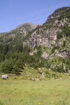 ein Wasserfall im oberen Haslital