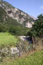 die Aare, weiter unten, Blick flussaufwärts