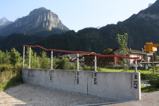 "Werbung" für den Grimselpass in Innertkirchen