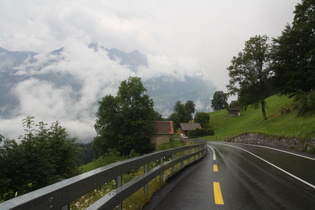 Brünigpass, Südrampe, oberer Bereich, Blick nach Südwesten