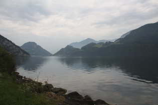 Blick über den Alpnachsee auf Stansstad