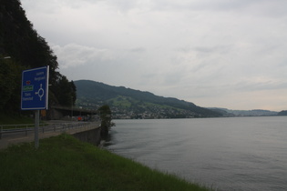 Vierwaldstädter See, Südwestufer, Blick auf Hergiswil