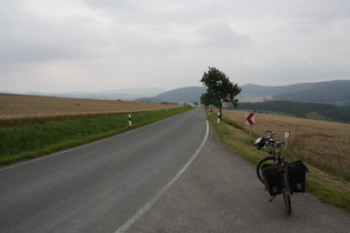 L580 beim Hangberg, Blick nach Südosten