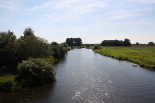 die Aller nördlich von Essel, Blick nach Süden