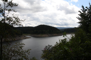 Blick über den Okerstausee nach Südosten