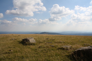 Blick vom Gipfel nach Süden zum Wurmberg