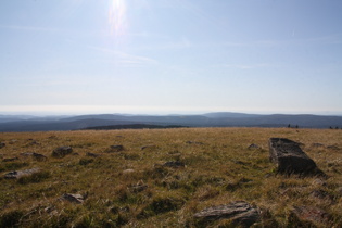 Blick vom Gipfel nach Südwesten