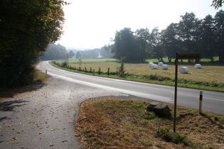 Rumohrtal, unteres Ende am südlichen Ortsrand von Holzminden