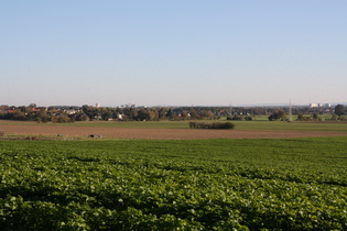 westlich Kollrothshöhe, Blick über Hannover Richtung Brocken