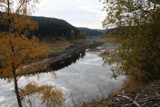 Vorsperre und Oker in ihrem alten Flussbett