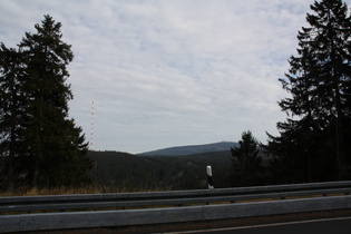 Brockenblick vom oberen Ende der "Steilen Wand"