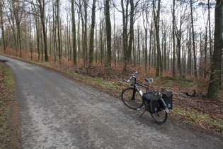 Kammweg, am unteren Ende der steilsten Stelle