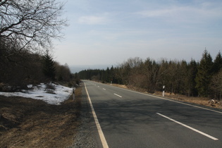 "Steile Wand", Blick nach Westen