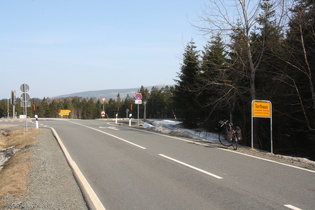 Torfhaus, westliche Ortseinfahrt