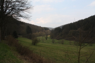 Rumohrtal, oberer Bereich, Blick nach Norden