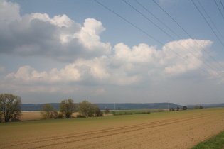 zwischen Wellersen und Salzderhelden, Blick nach Nordosten auf Einbeck