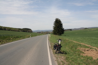 zwischen Appenrode und Werna, Blick nach Westen