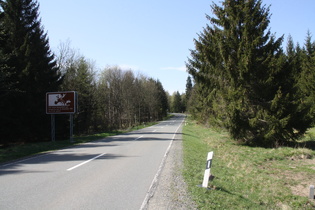 Zonengrenze, überquert von der B4