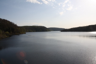 Rappbodetalsperre, Stausee, Blick von der Staumauer aus