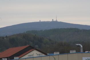 ein letzter Blick zum Brockengipfel