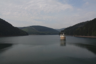 Ohratalsperre, Stausee, Blick von der Dammkrone aus