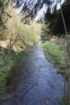 der Silbergraben oberhalb seines Zuflusses in den Vorstausee