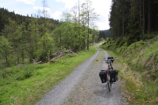 nach einer kurzen steilen Rampe …