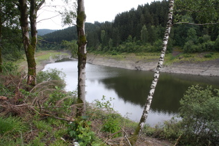 Einmündung der Kalbe in die Okertalsperre