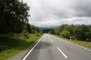 L504 "Steile Wand", Blick bergab nach Westen