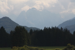 Zoom auf das Zugspitzmassiv